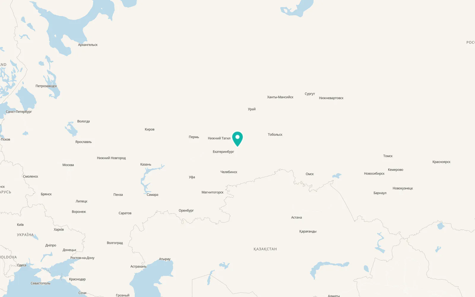 Map of Kvashninskoye