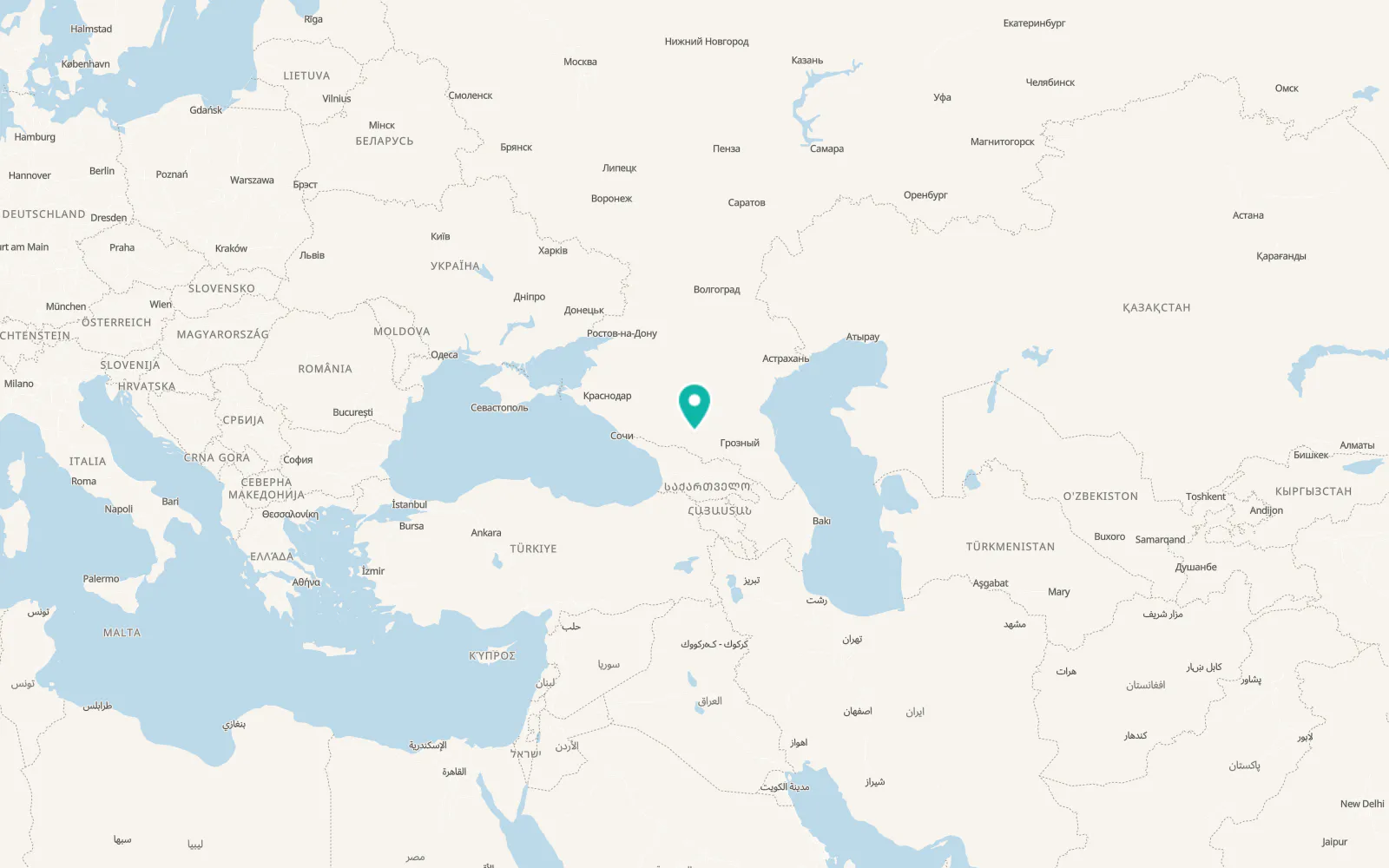 Map of Kyzburun Pervyy