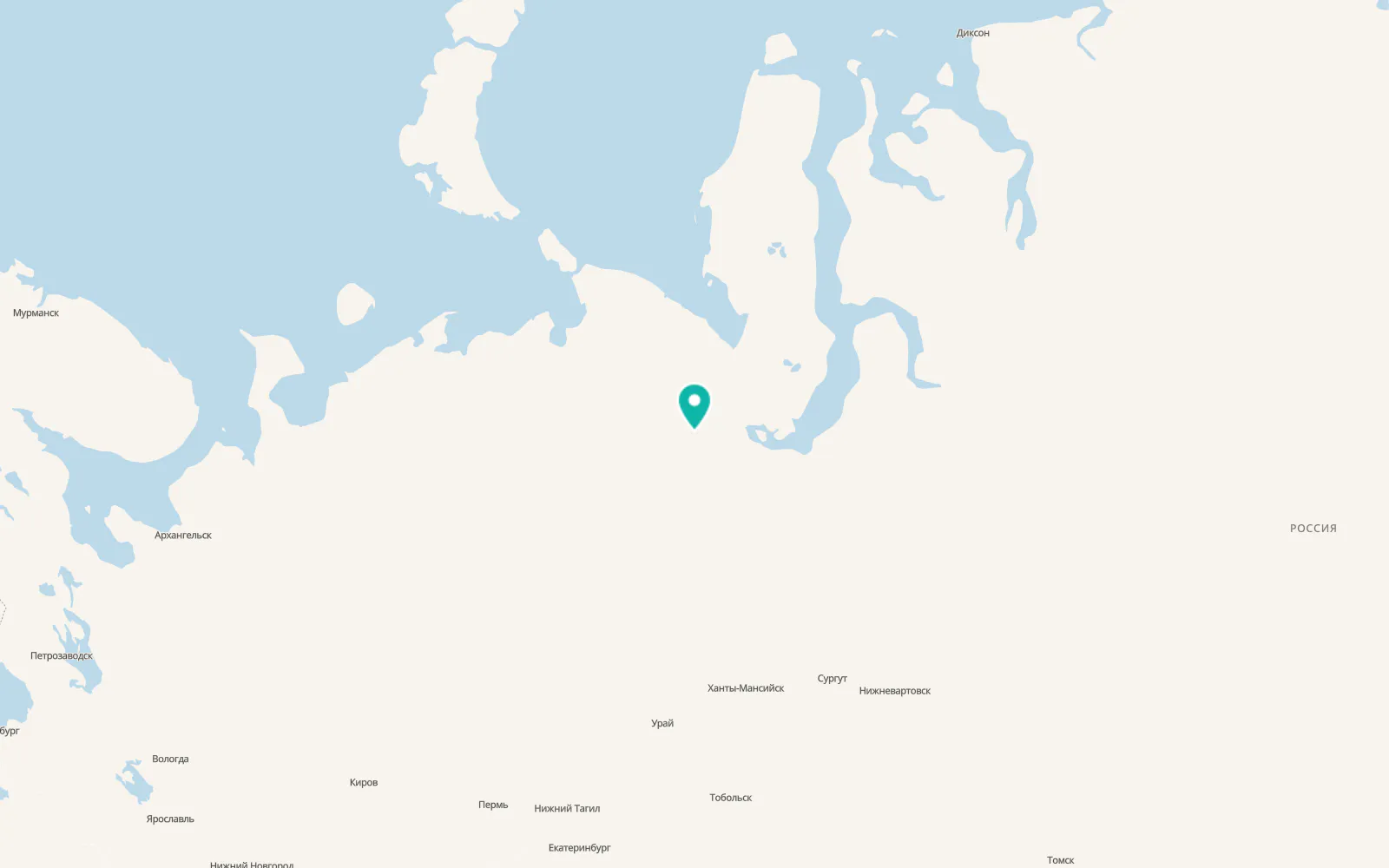 Map of Labytnangi