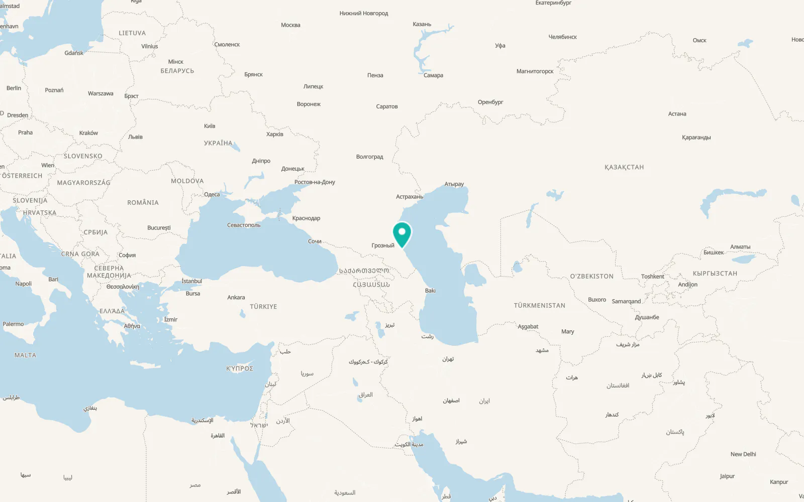 Map of Leninkent