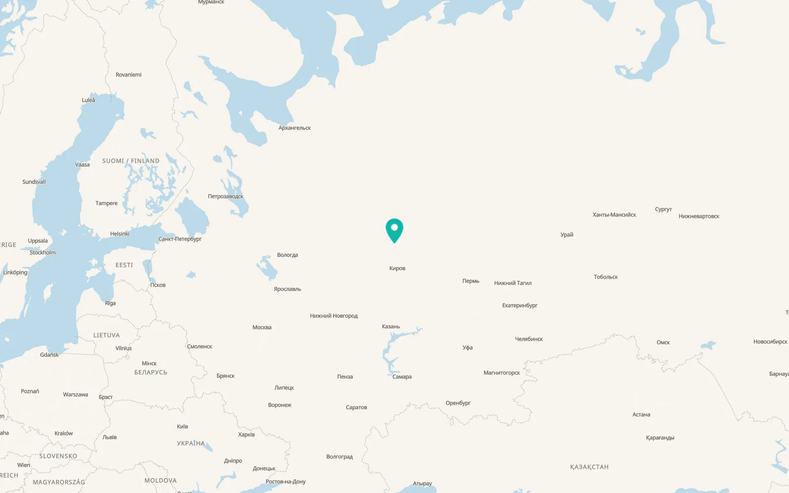 Map of Letka