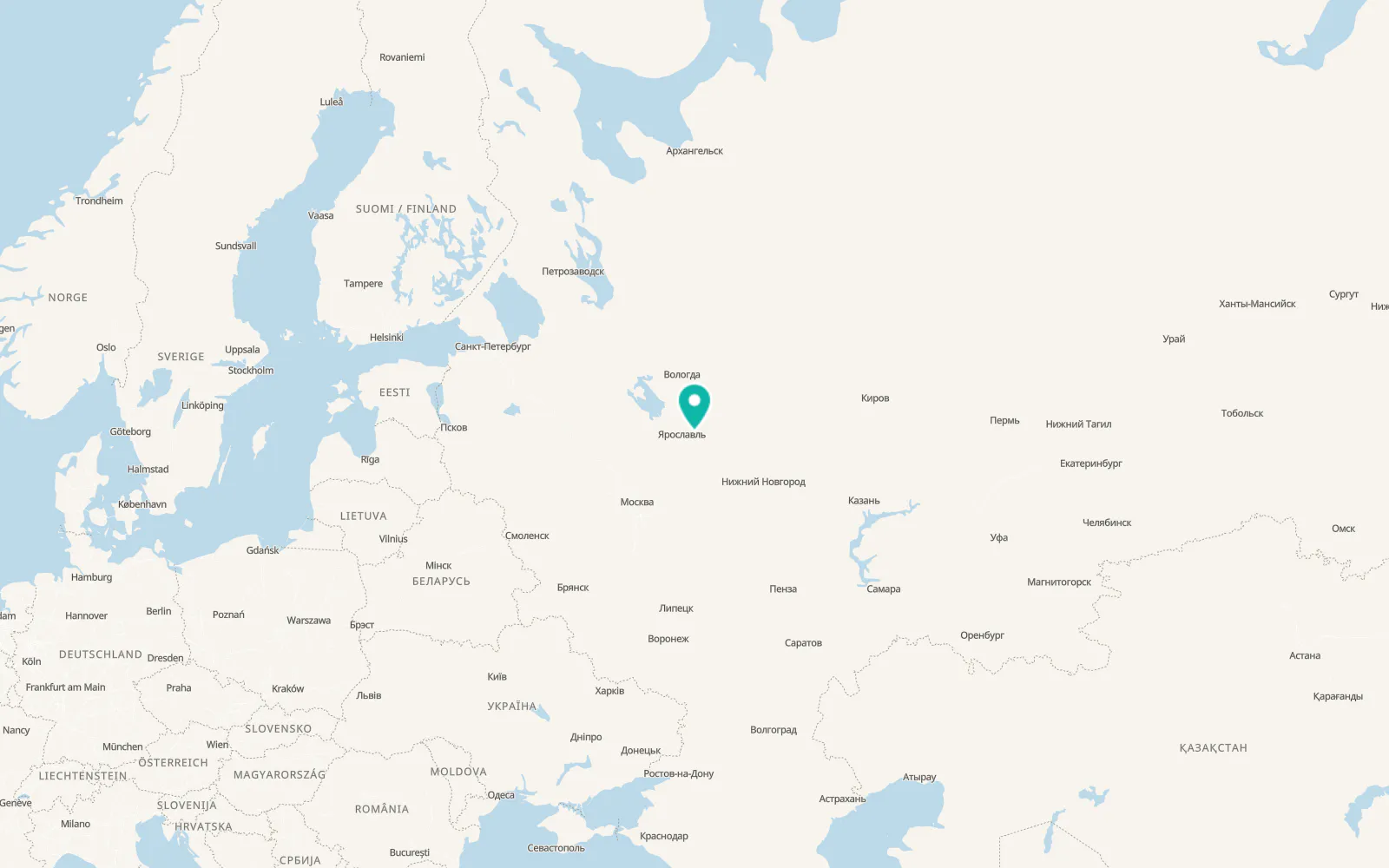 Map of Levashevo