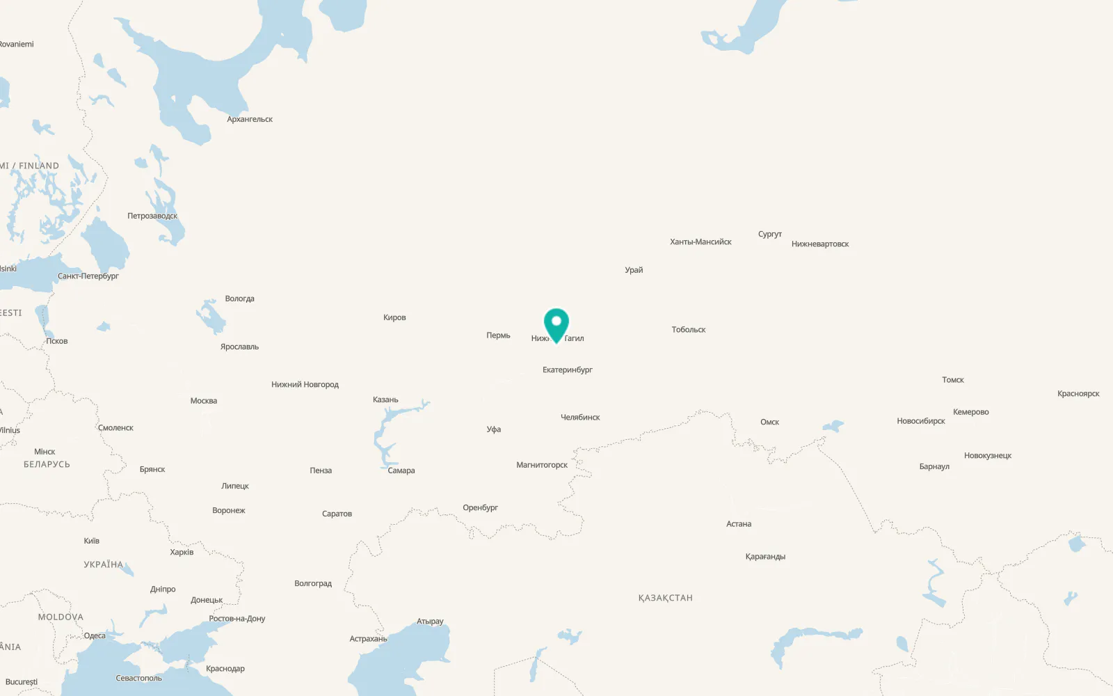 Map of Levikha