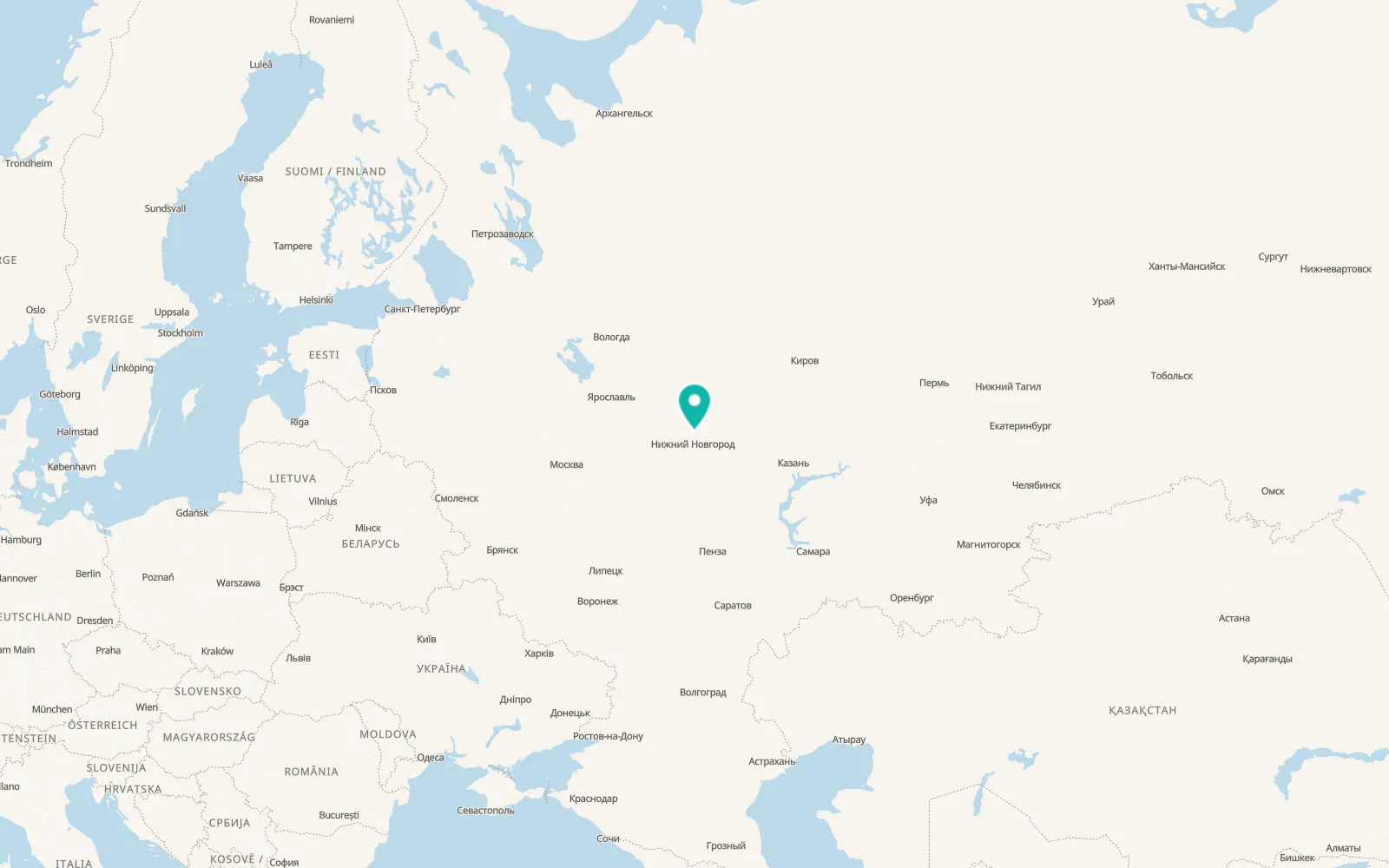 Map of Linda