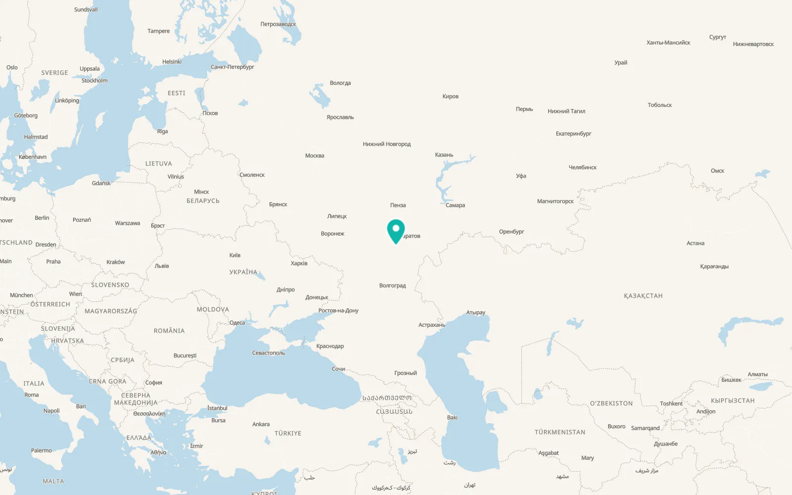 Map of Linëvo