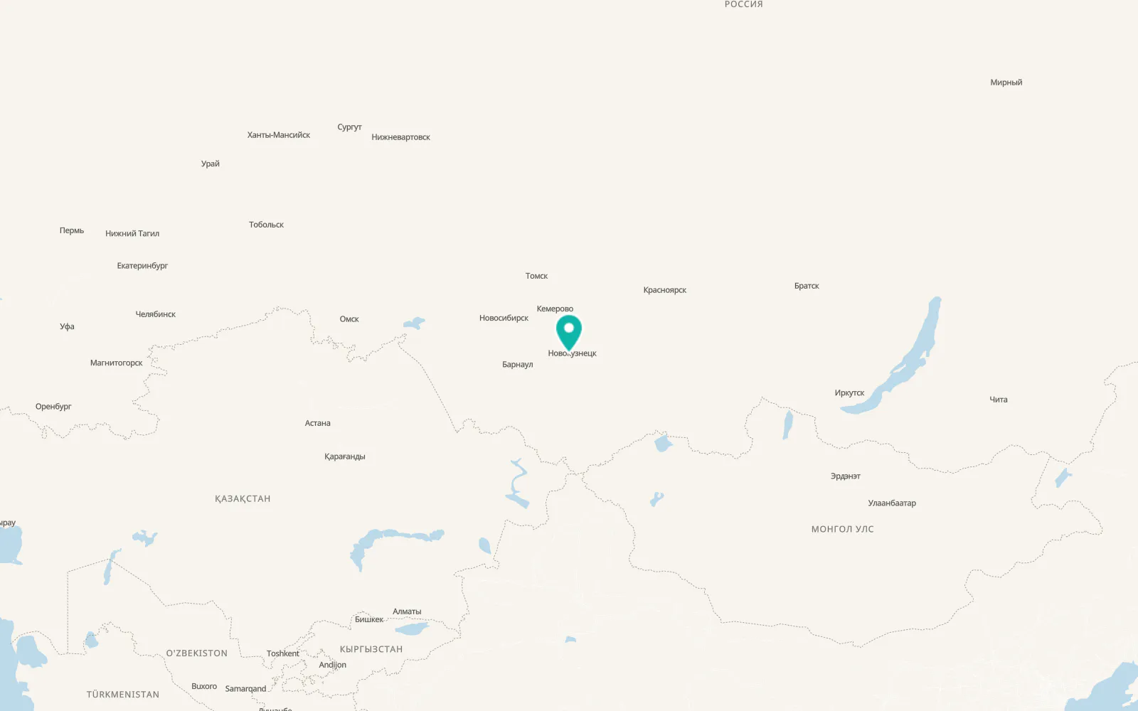 Map of Listvyagi