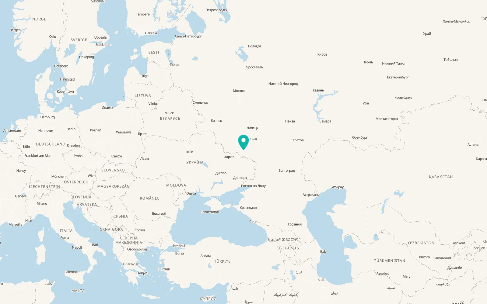 Map of Livenka