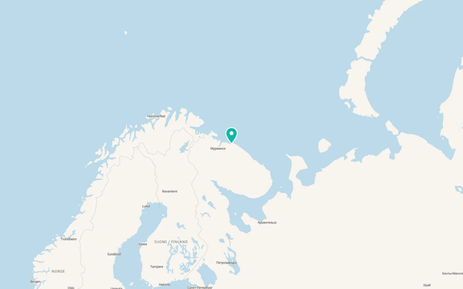 Map of Lodeynoye