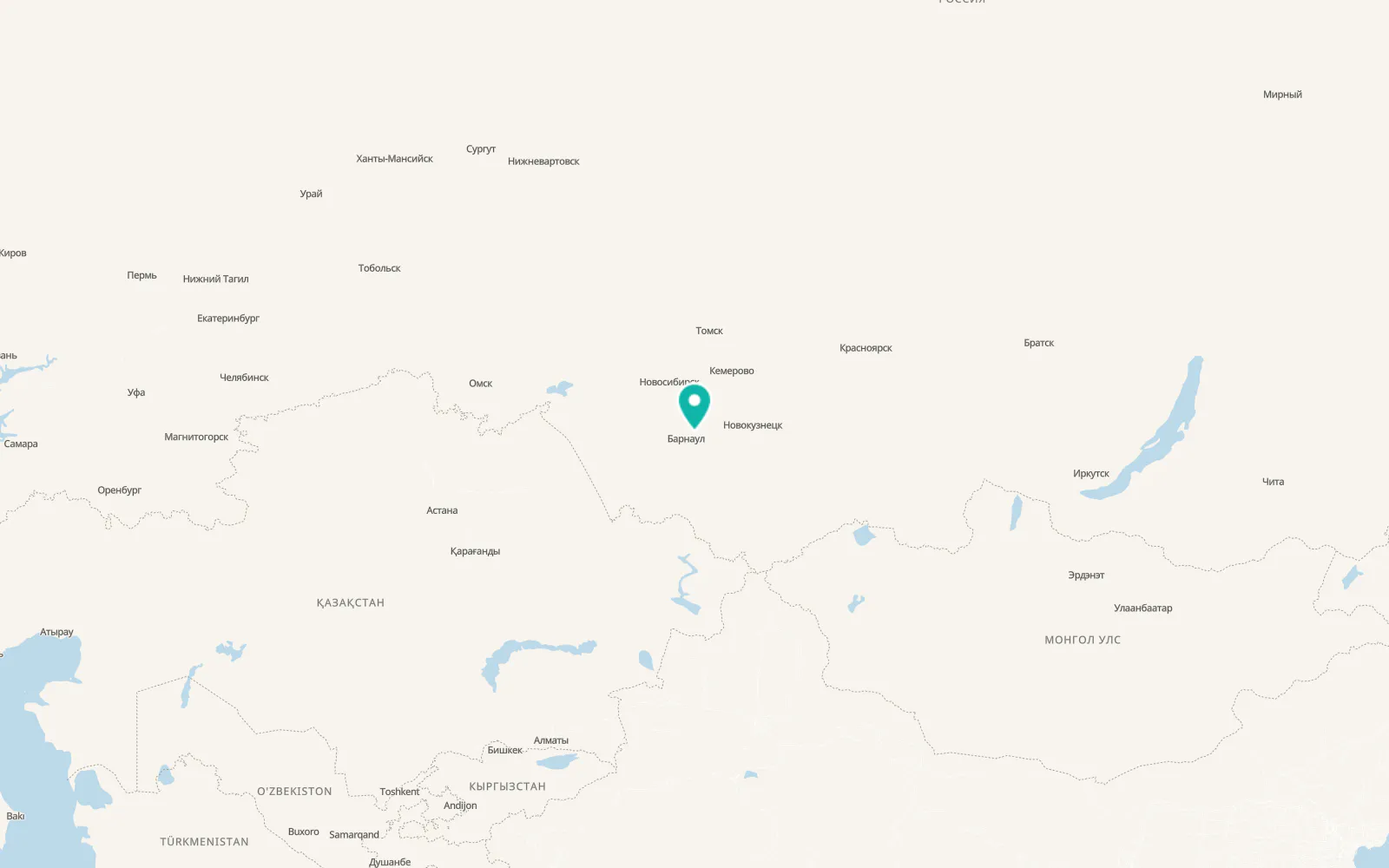 Map of Logovskoye