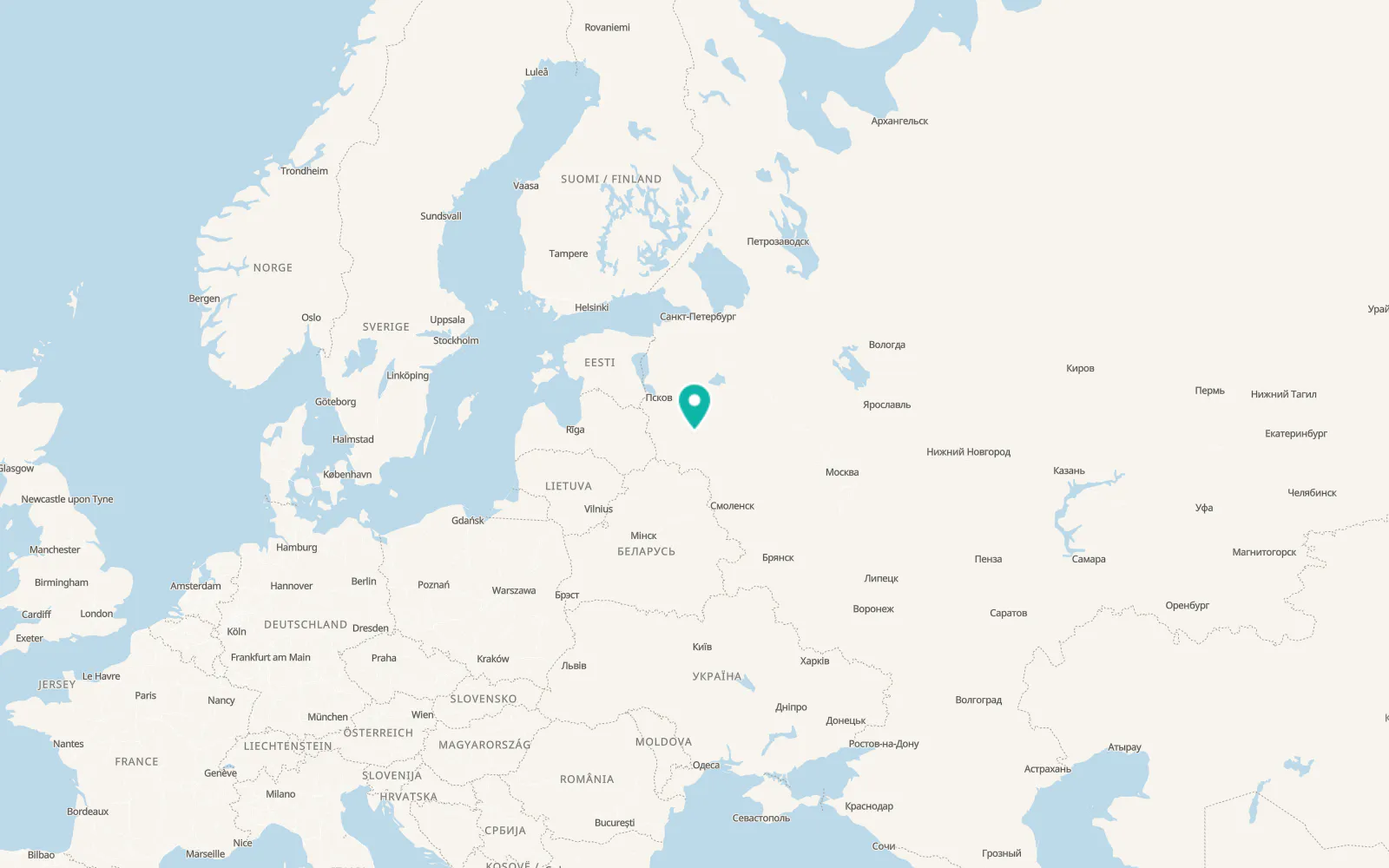 Map of Loknya