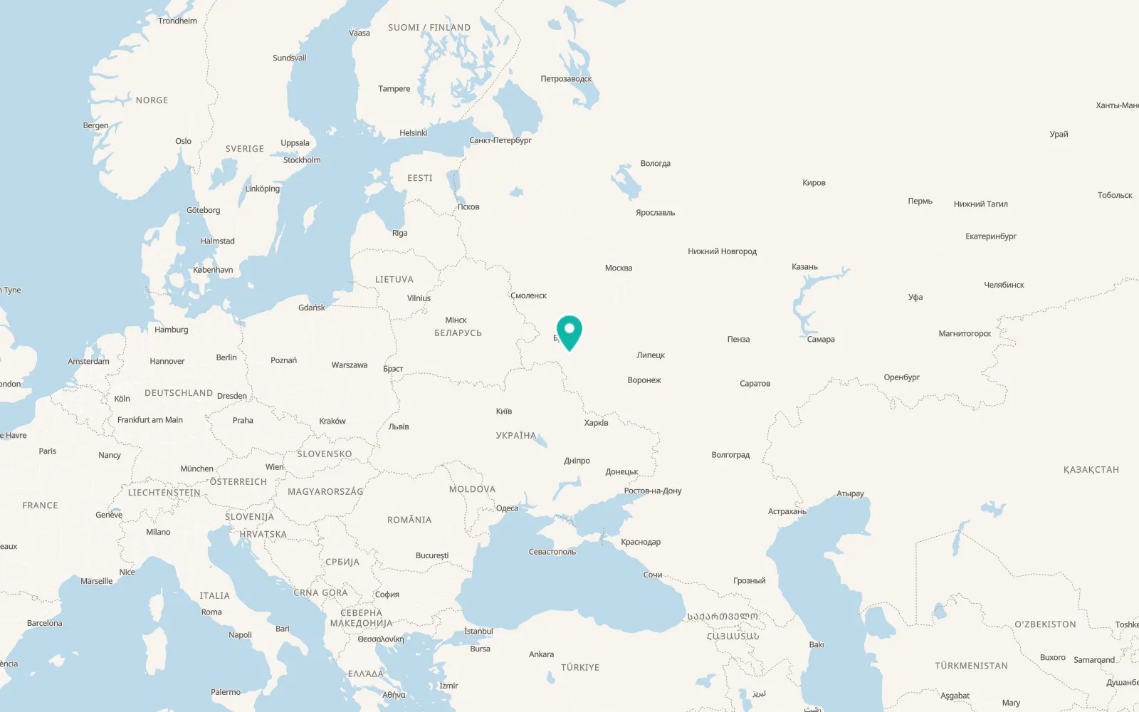 Map of Lokot’