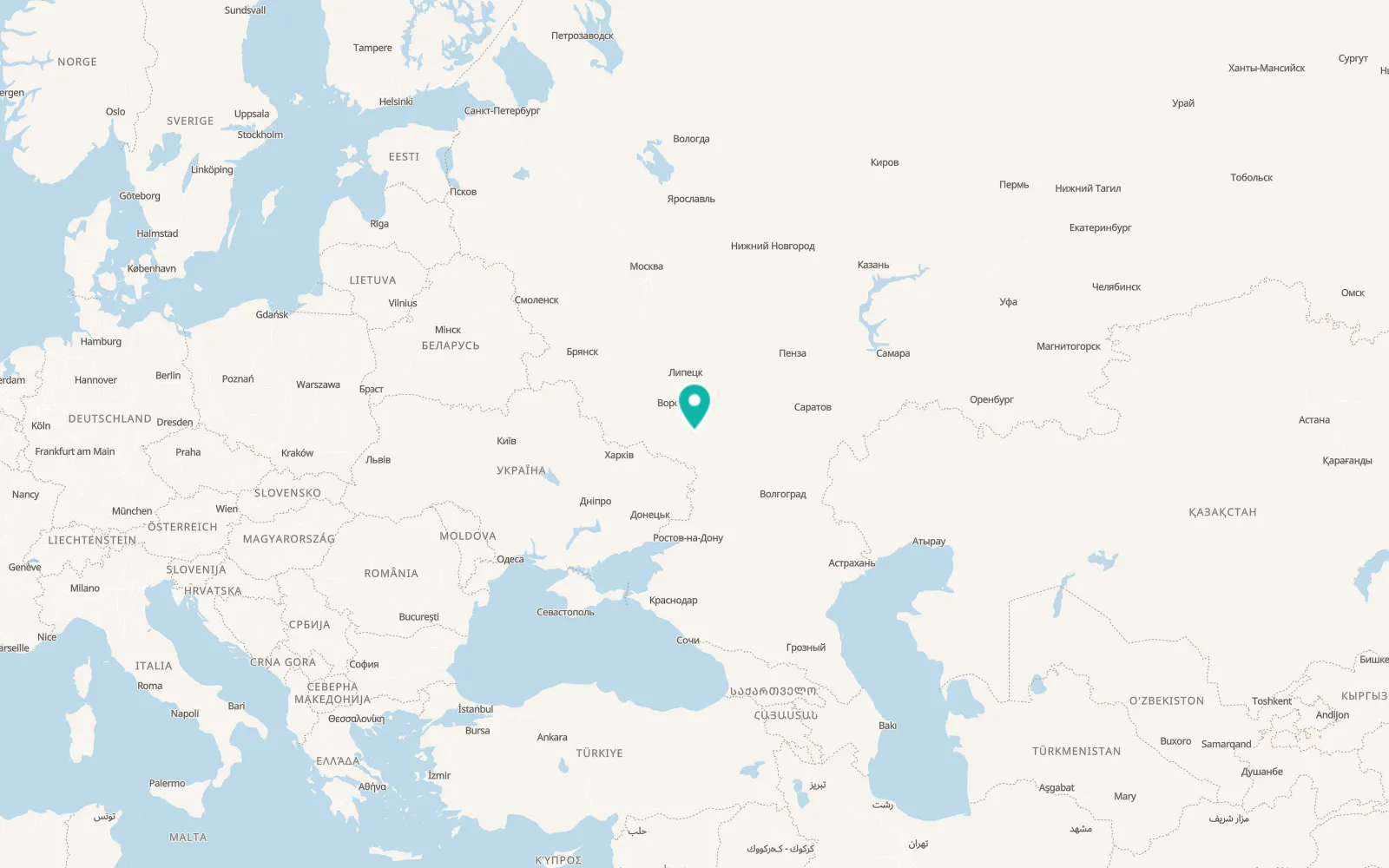 Map of Losevo