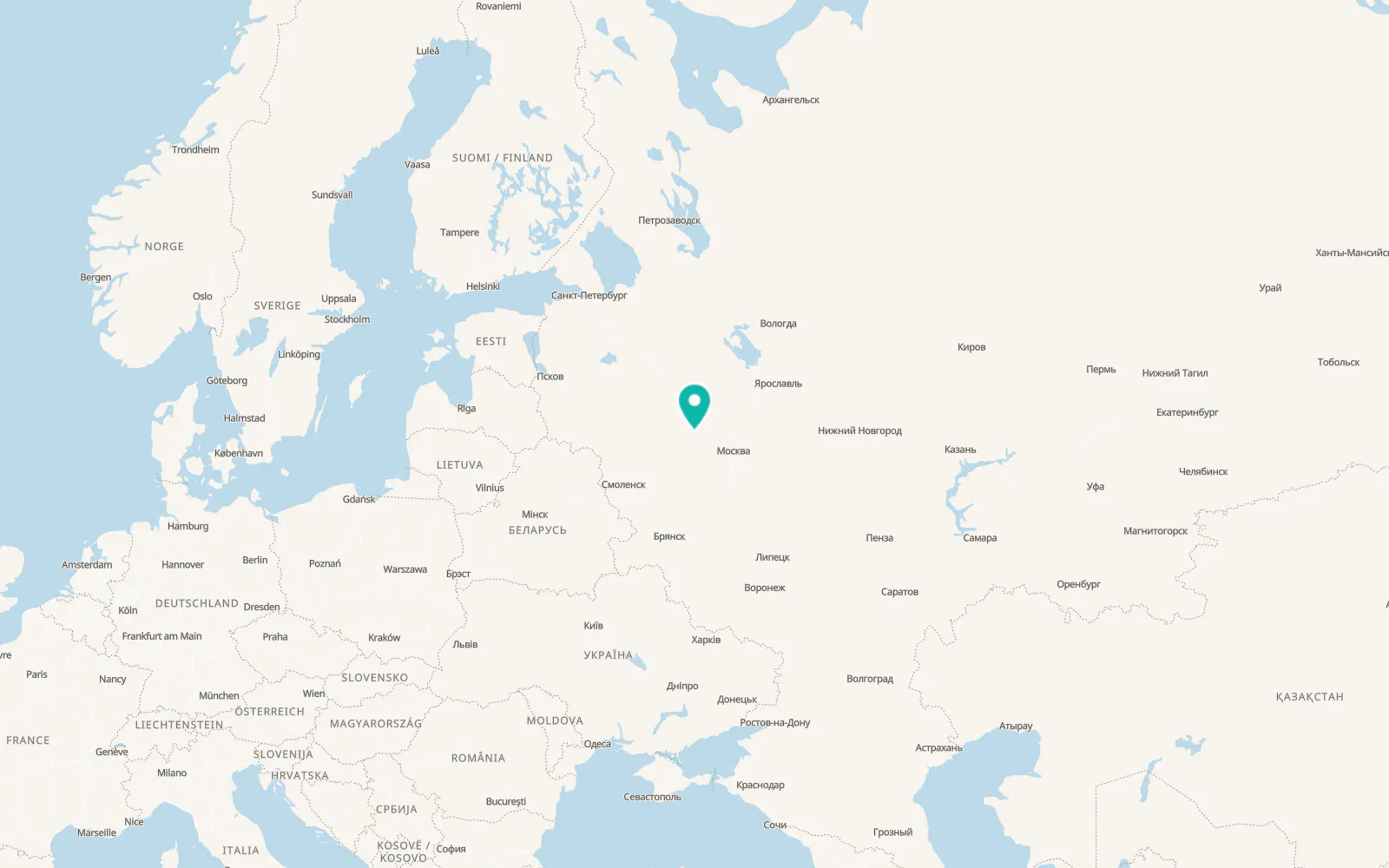 Map of Lotoshino