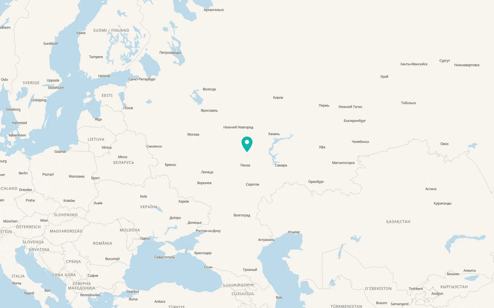 Map of Lukhovka