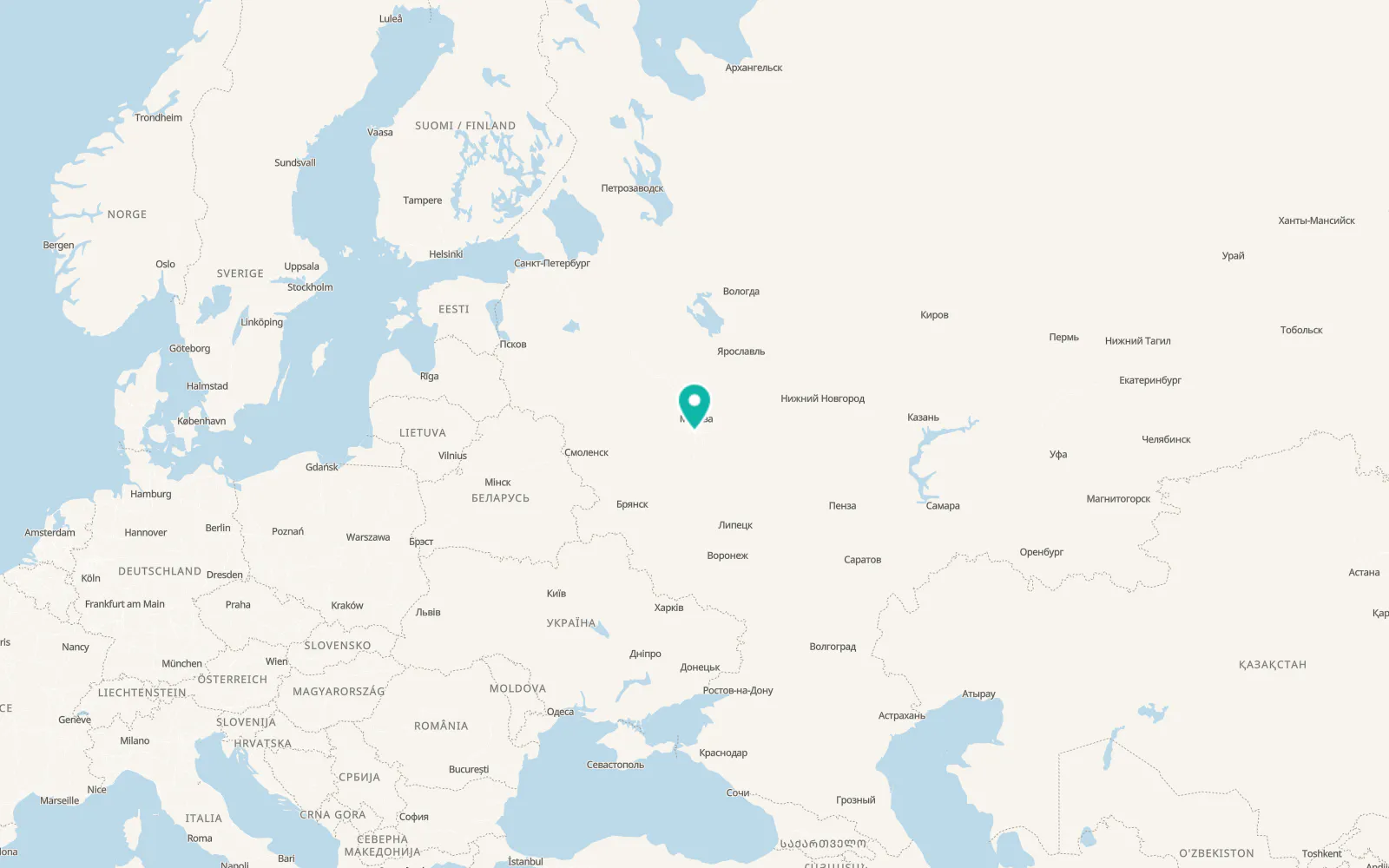 Map of L’vovskiy