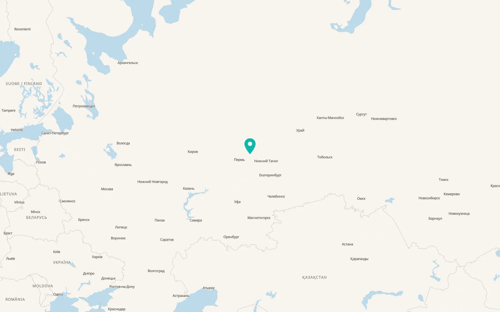 Map of Lyamino