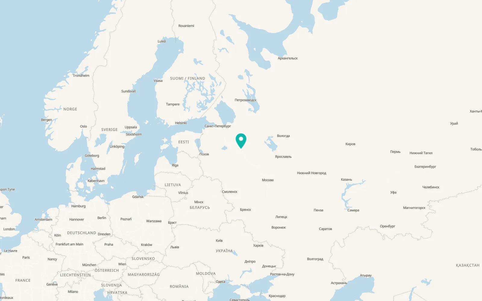 Map of Lykoshino