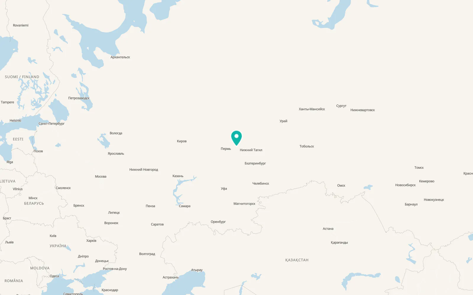 Map of Lys’va