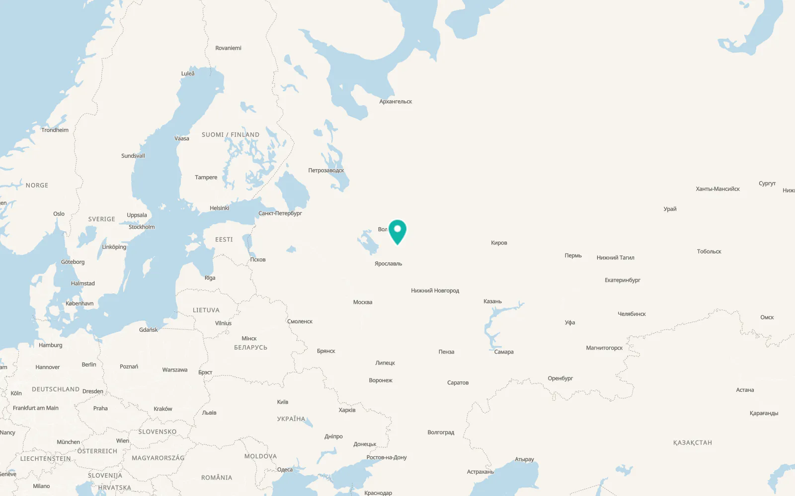 Map of Lyubim