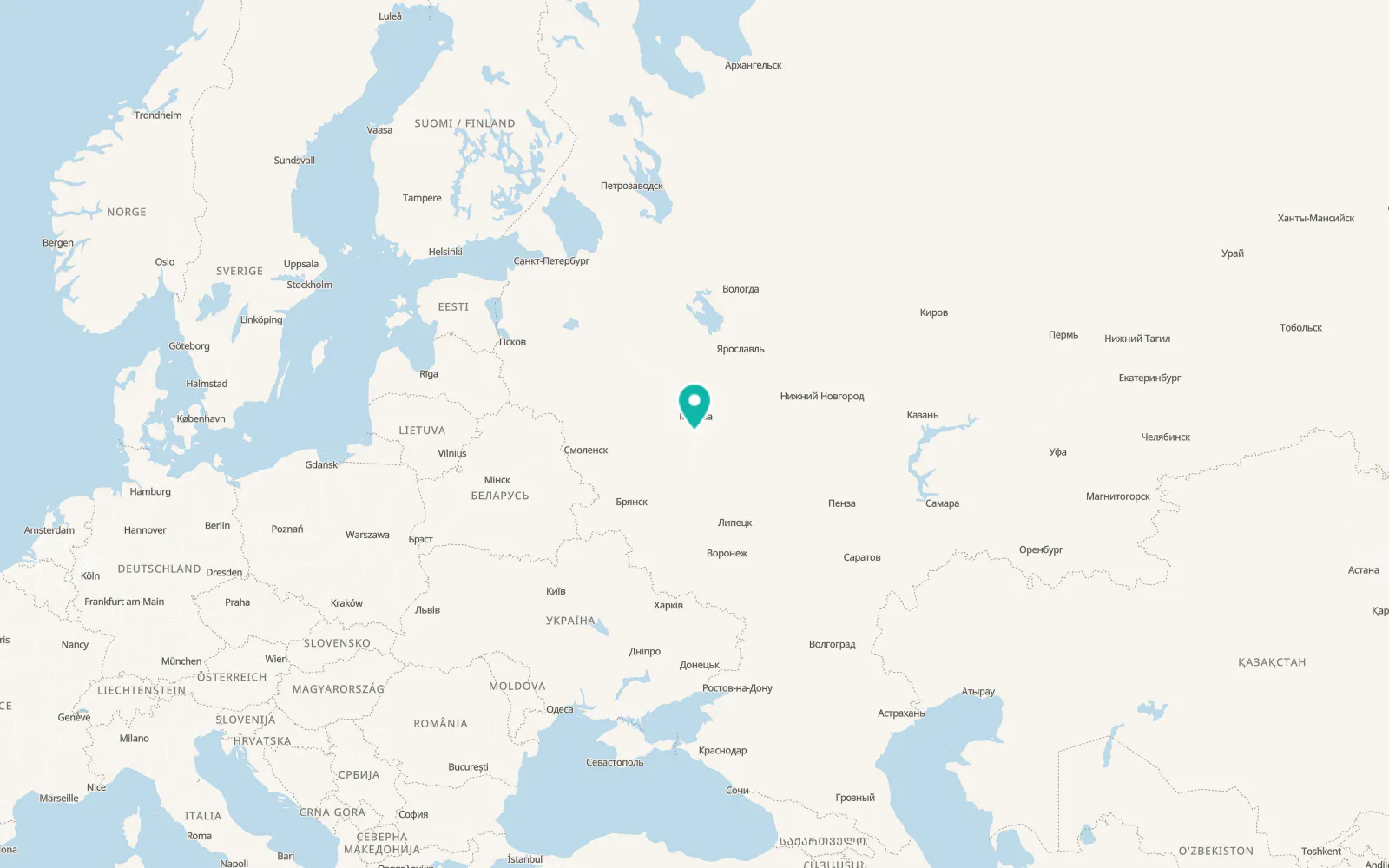 Map of Lyubuchany