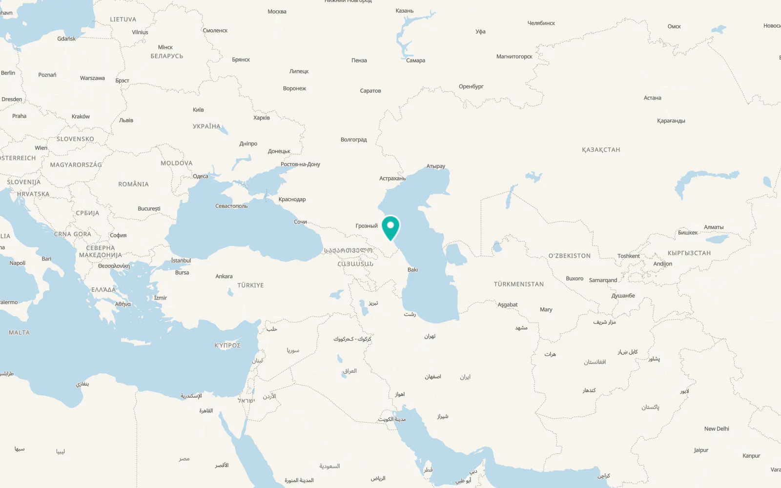 Map of Madzhalis