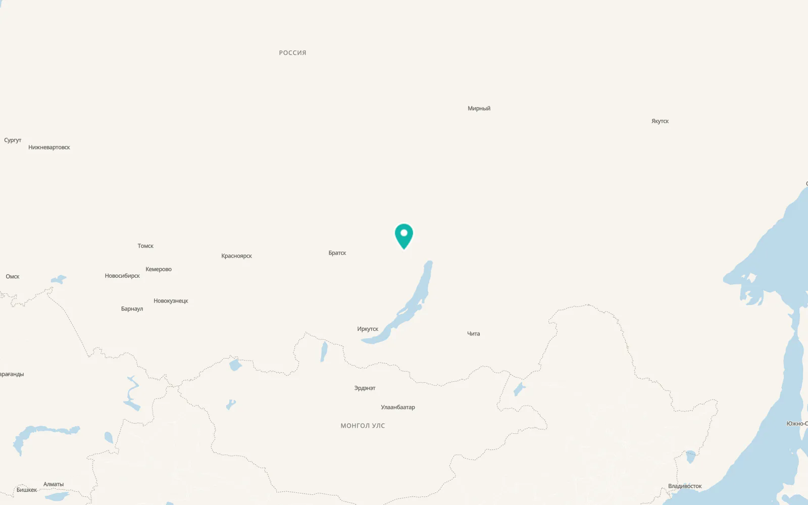 Map of Magistral’nyy
