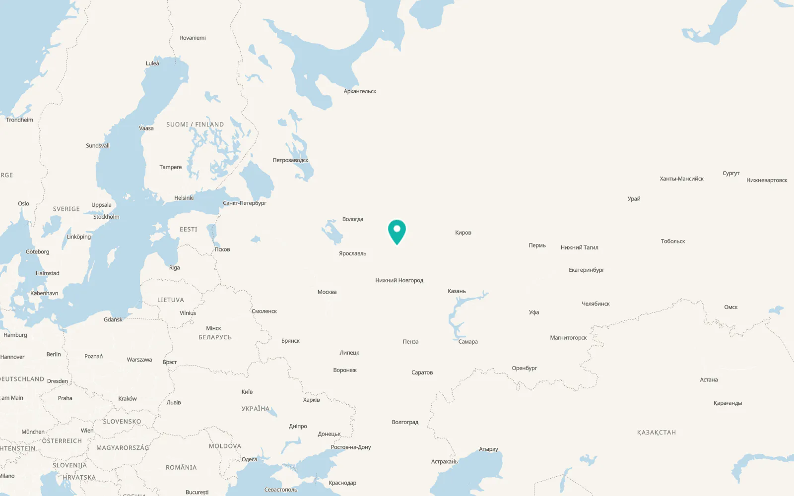 Map of Makar’yev