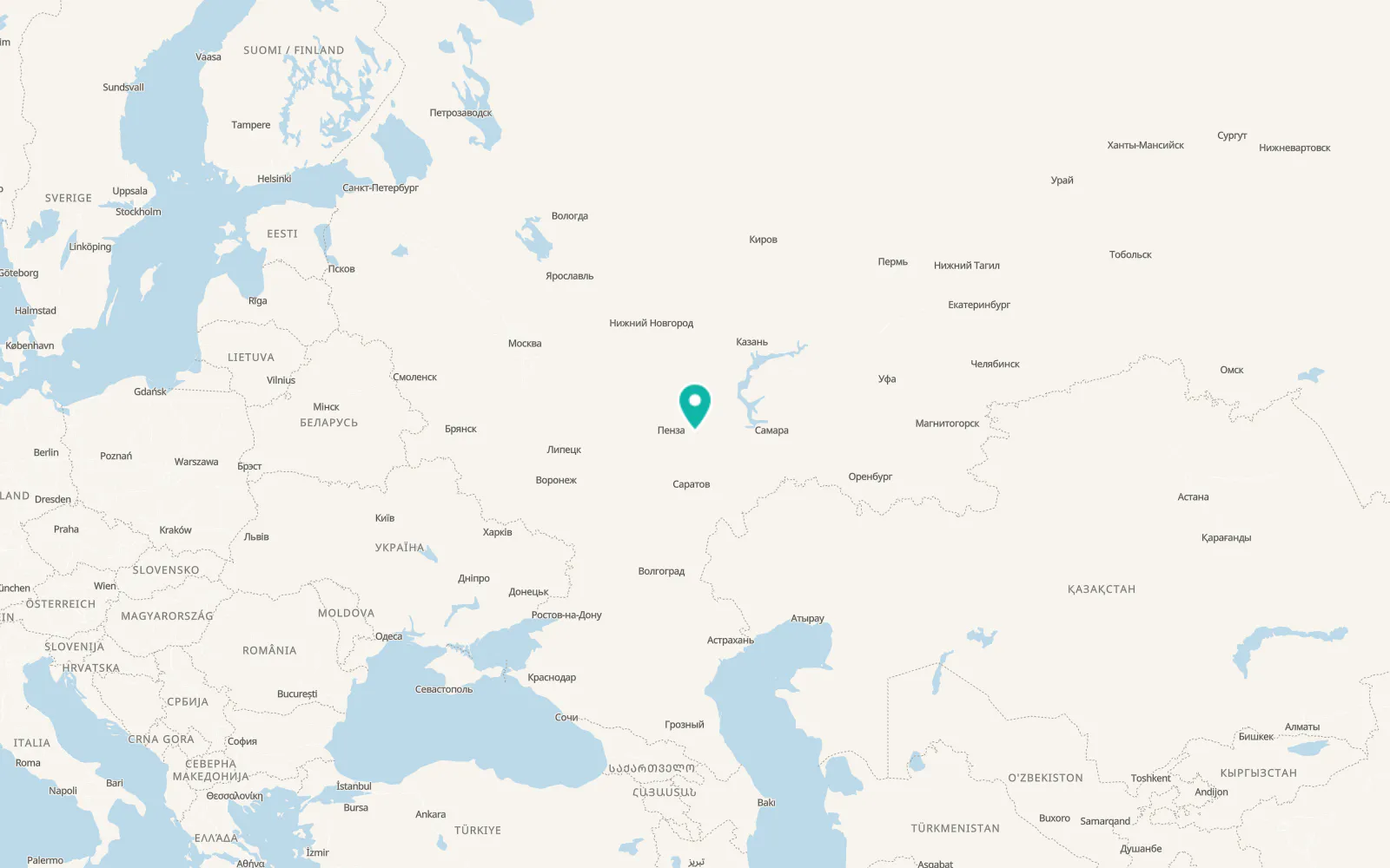 Map of Makhalino