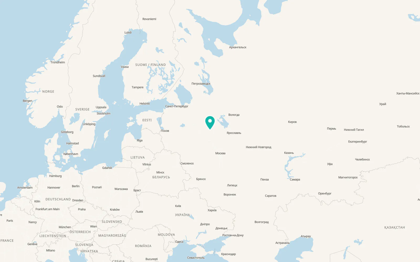 Map of Maksatikha