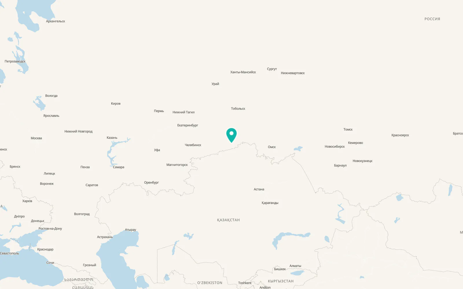 Map of Makushino
