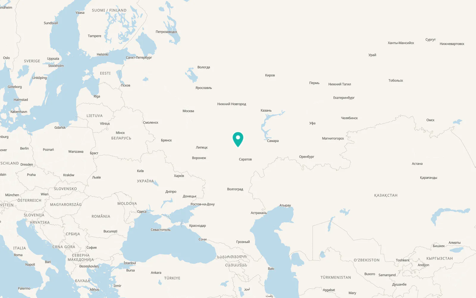 Map of Malaya Serdoba