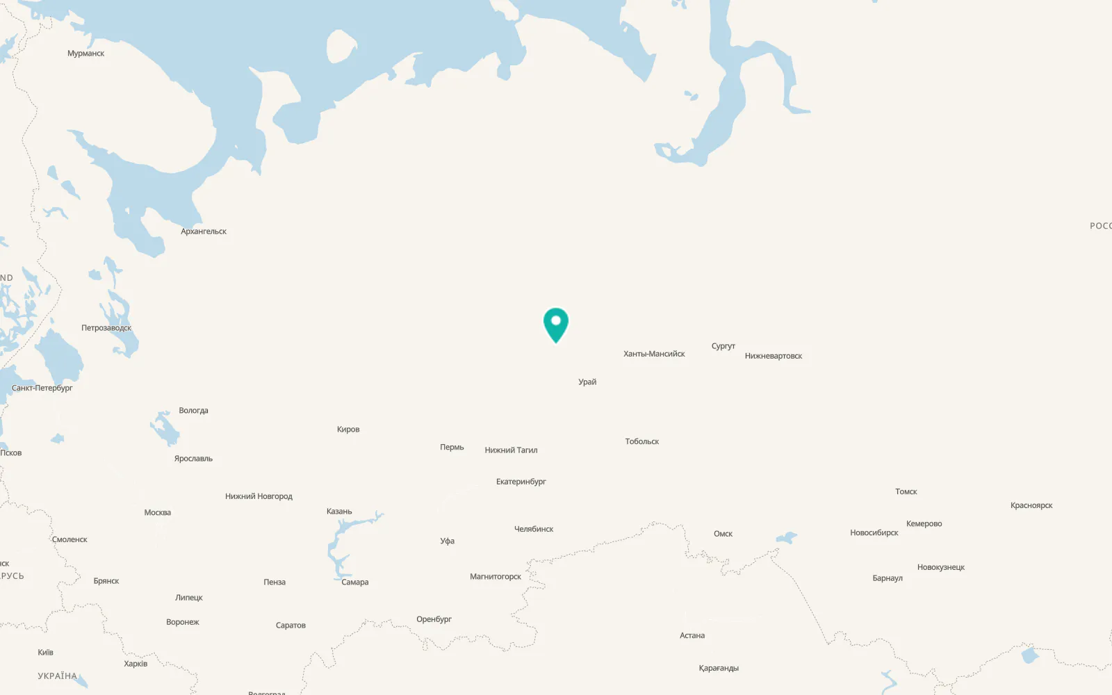 Map of Malinovskiy
