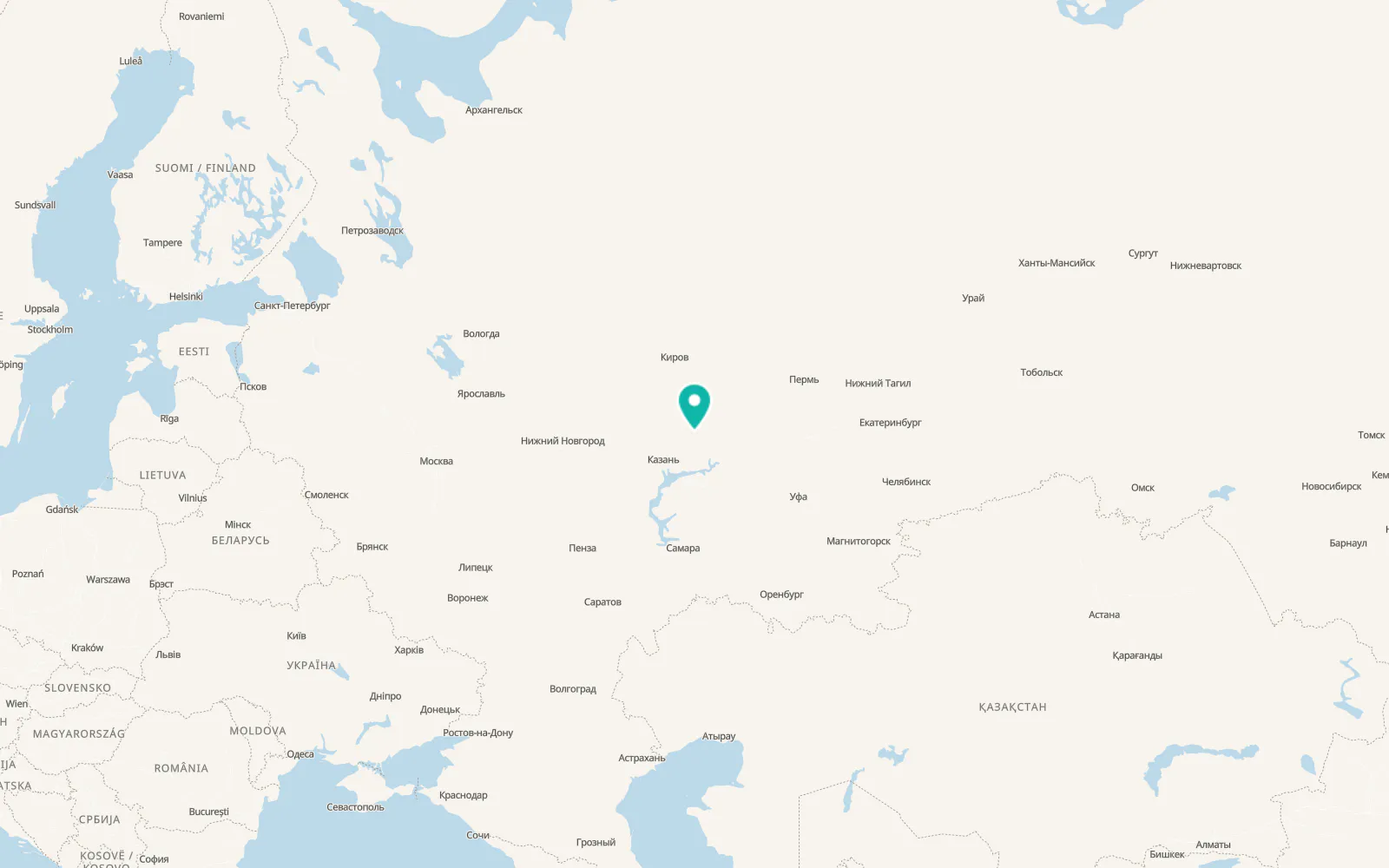 Map of Malmyzh