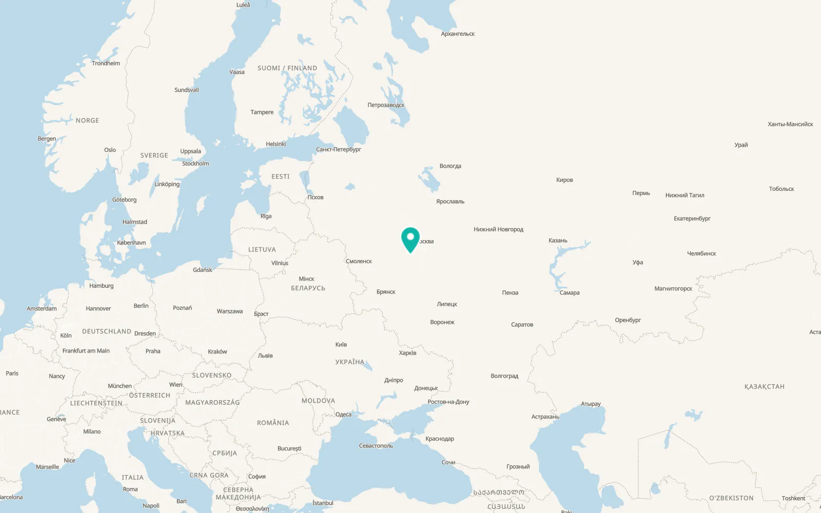 Map of Maloyaroslavets
