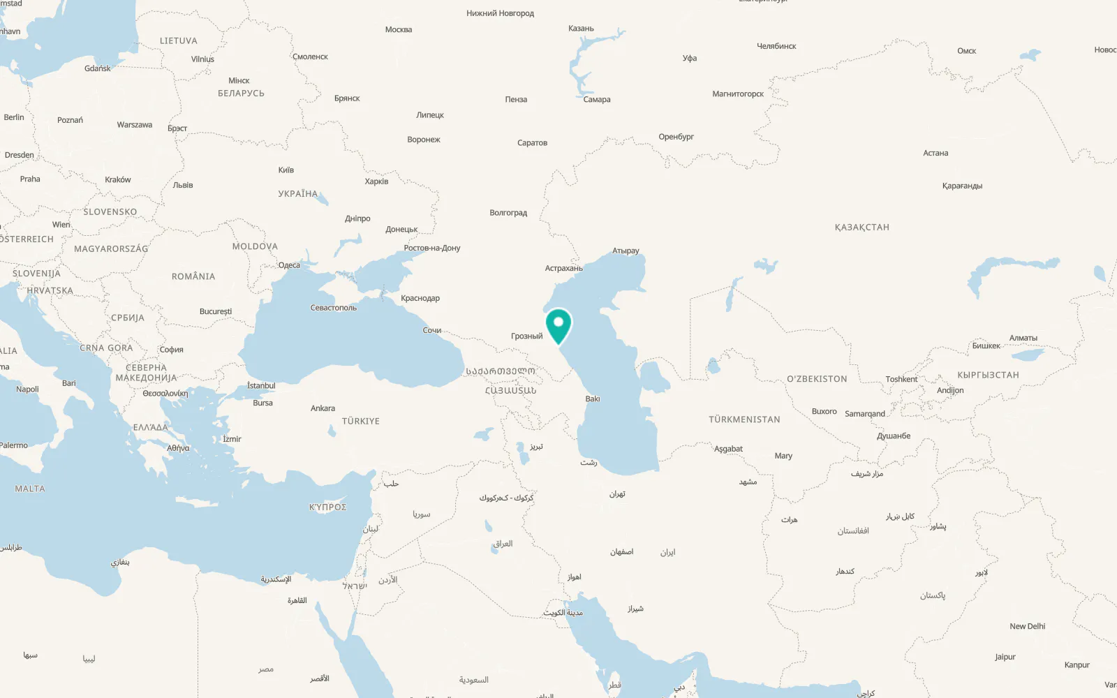 Map of Manas