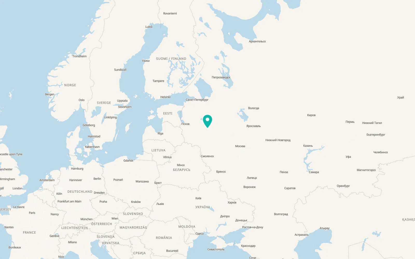 Map of Marëvo