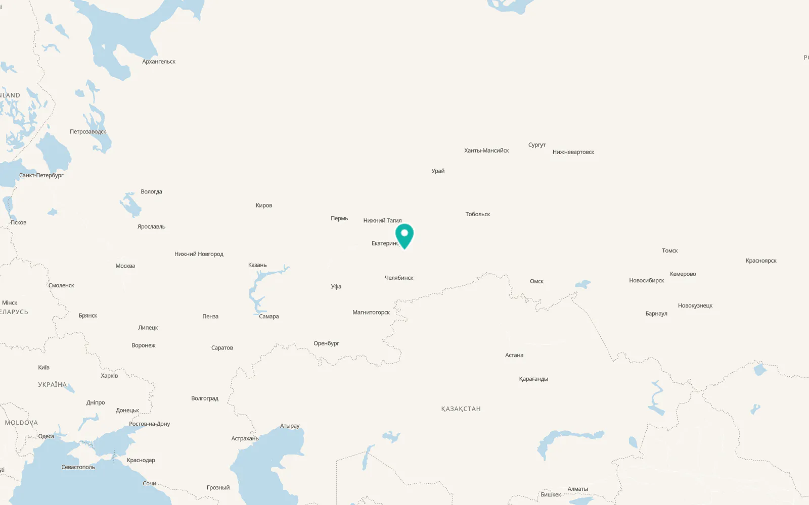 Map of Martyush