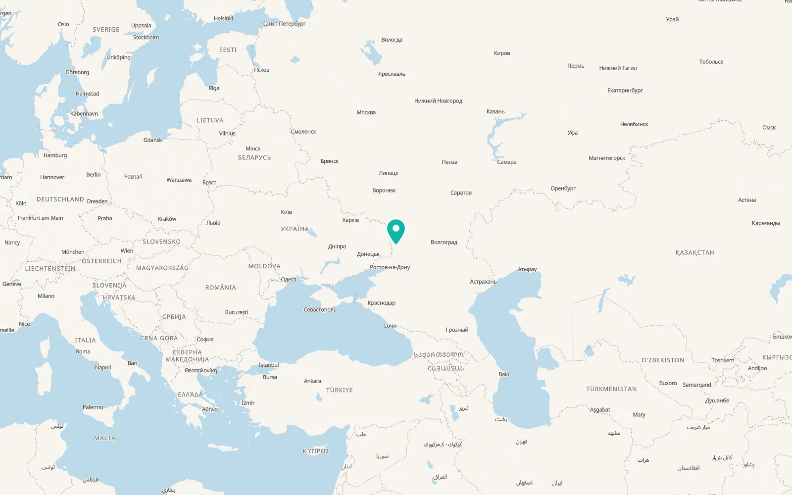 Map of Masalovka
