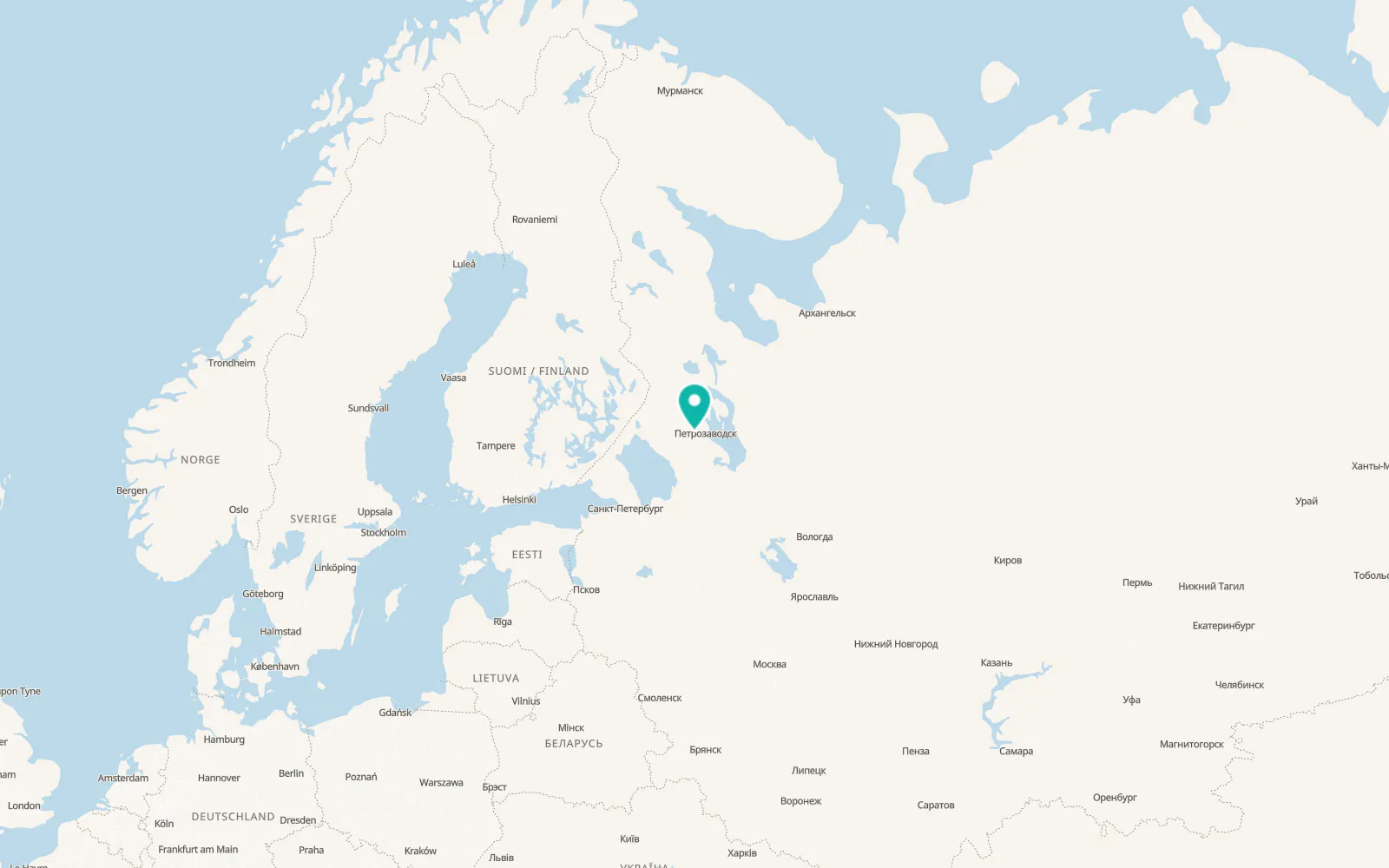 Map of Matrosy