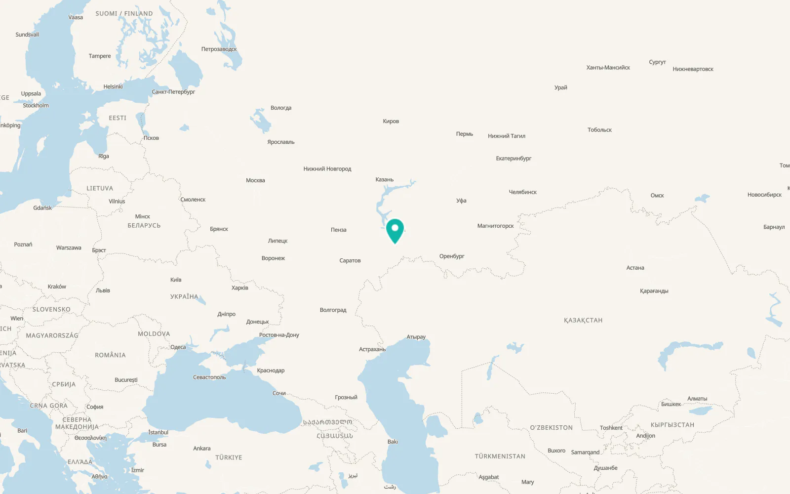 Map of Mayskoye