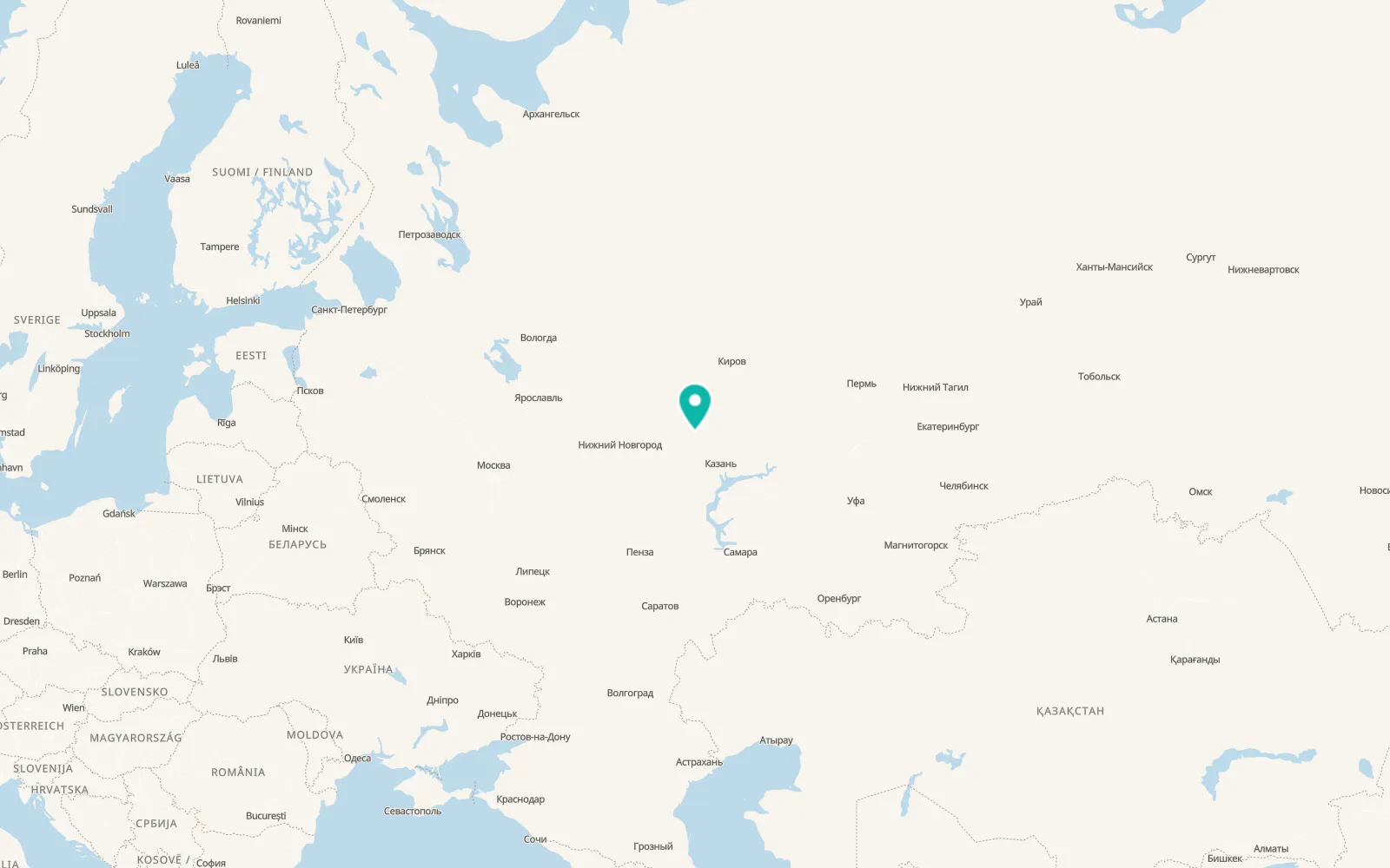 Map of Medvedevo
