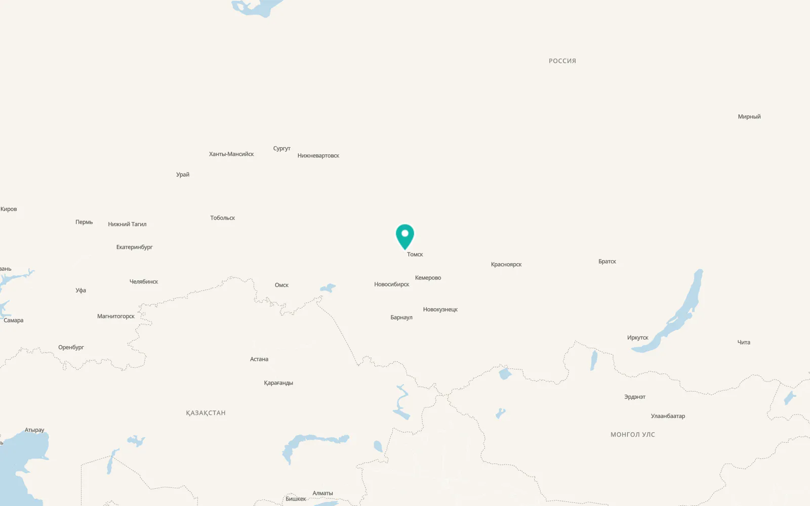 Map of Mel’nikovo