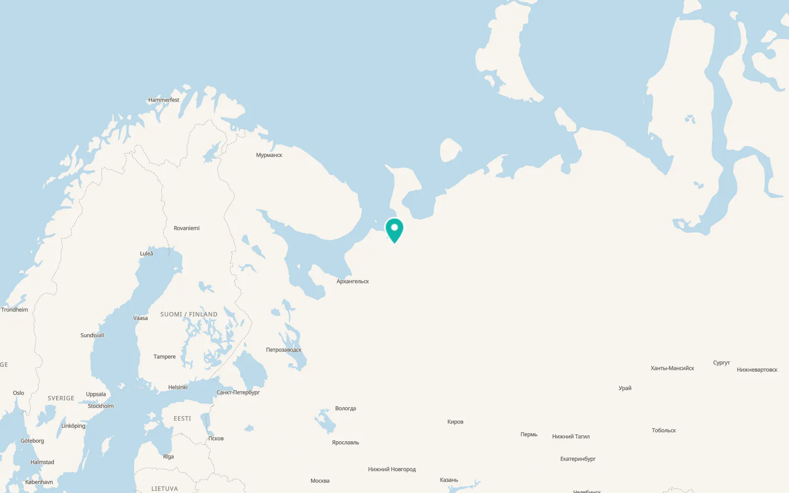 Map of Mezen’