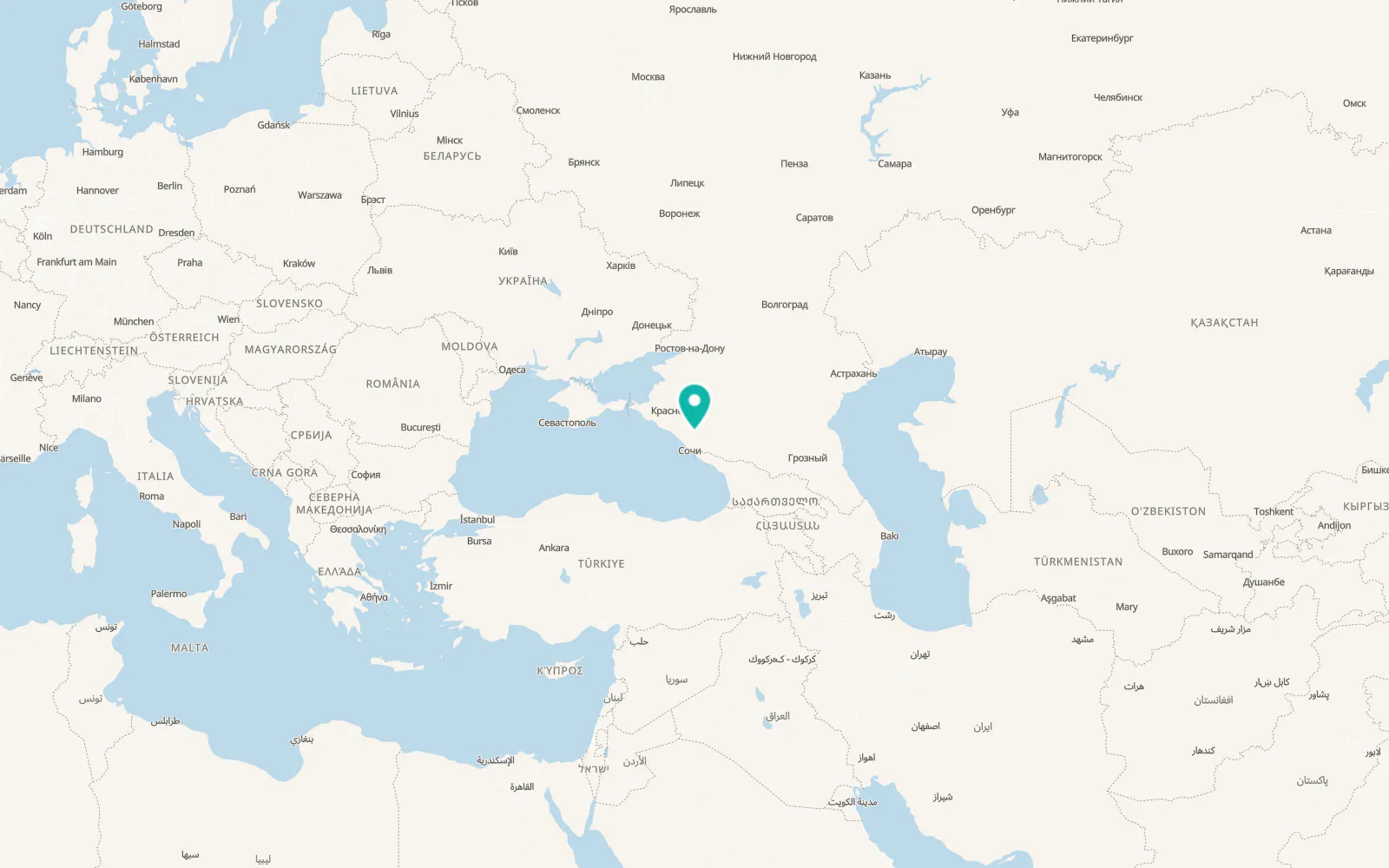 Map of Mezmay