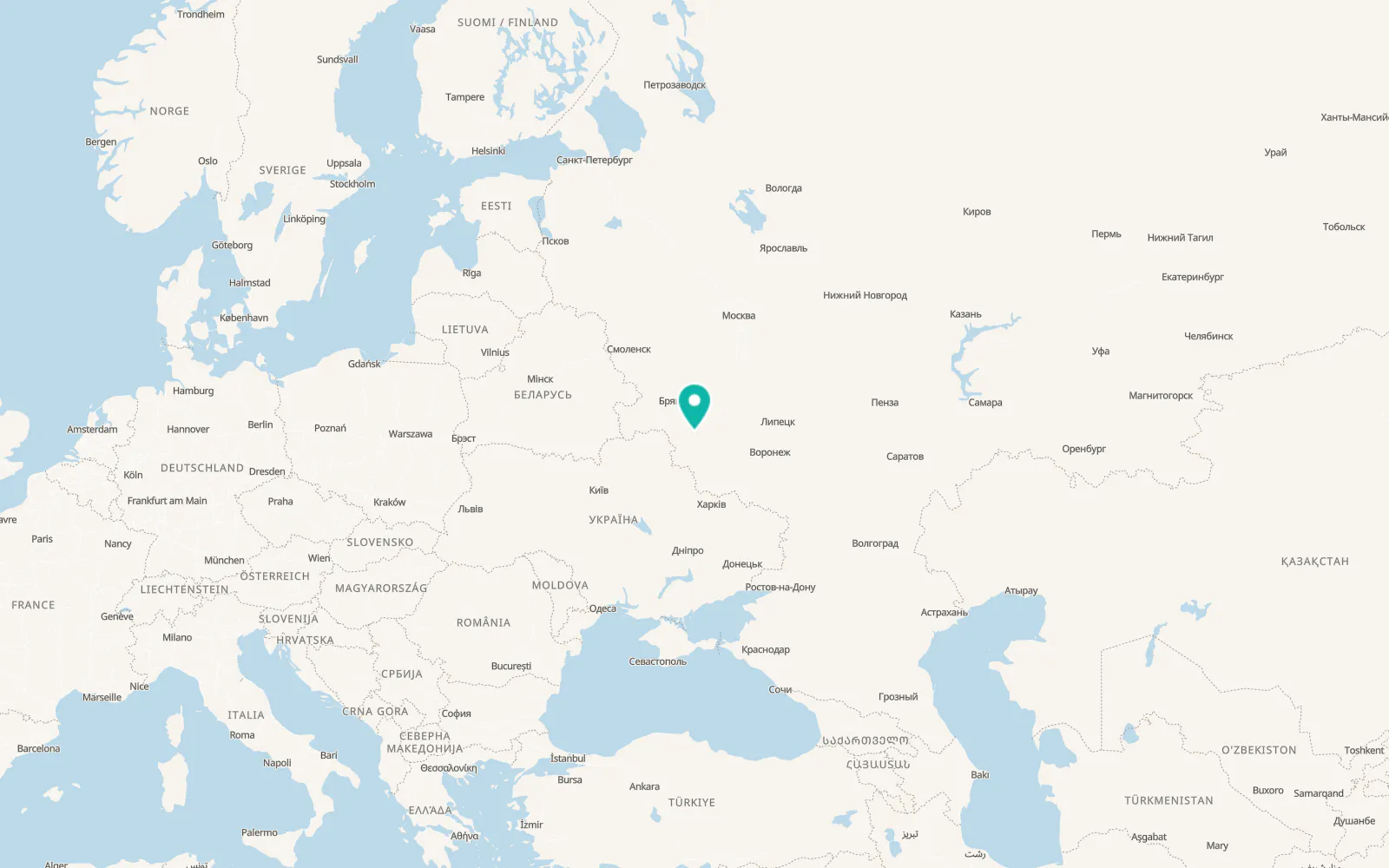 Map of Mikhaylovka