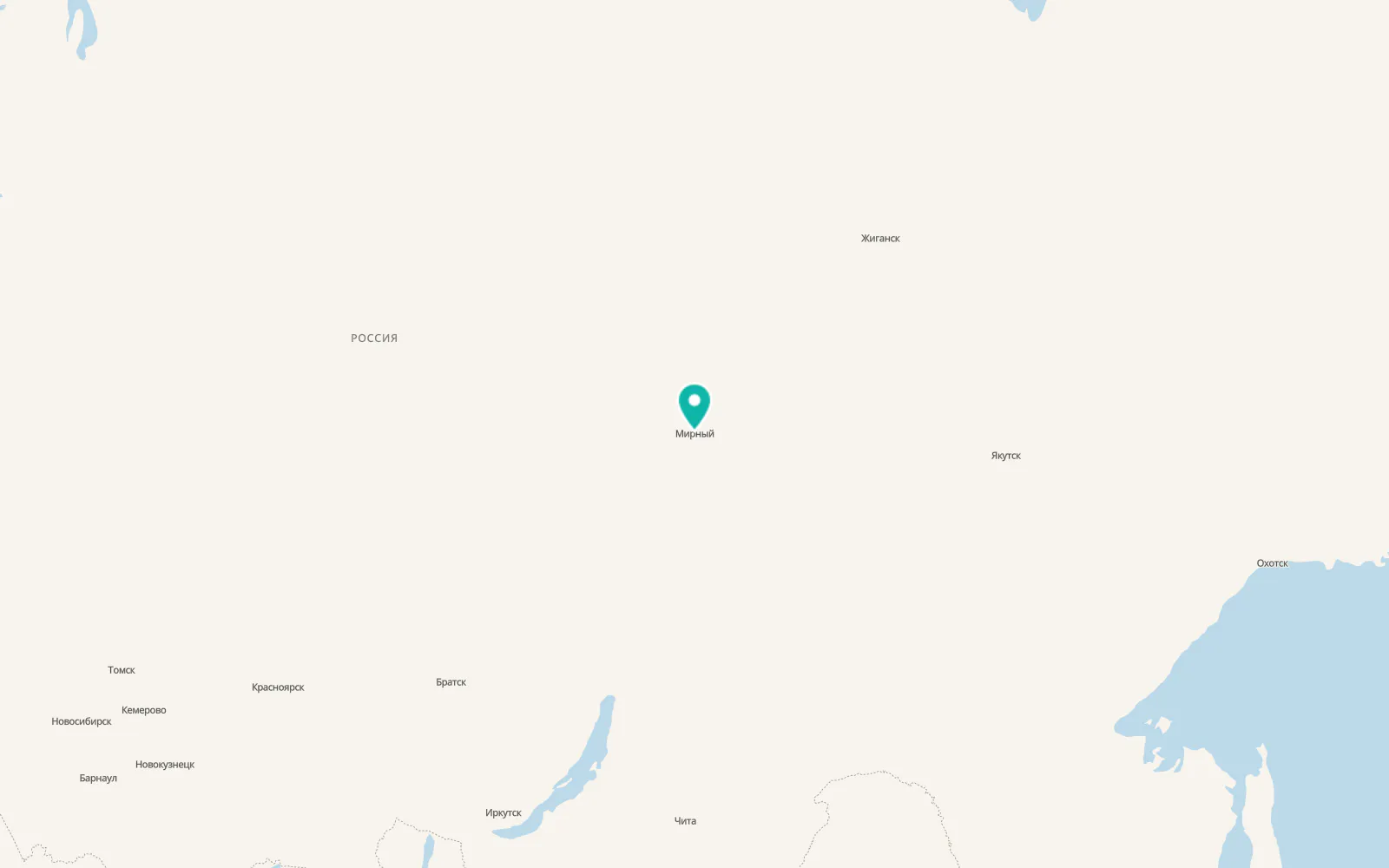 Map of Mirny