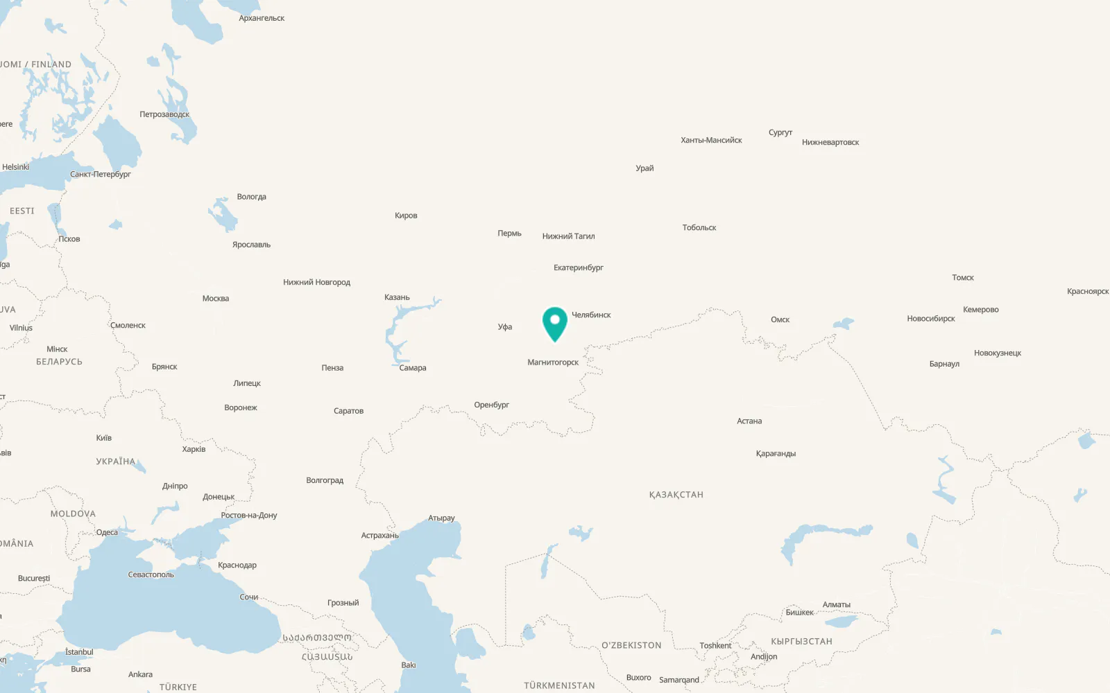 Map of Mishkino