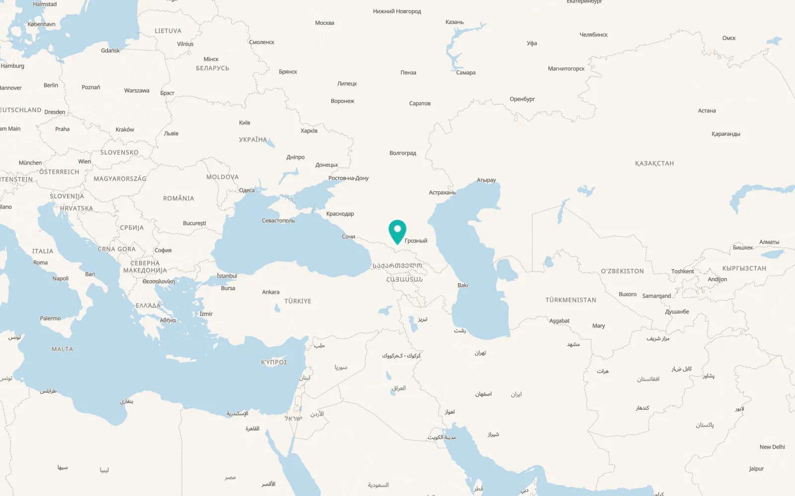 Map of Mizur