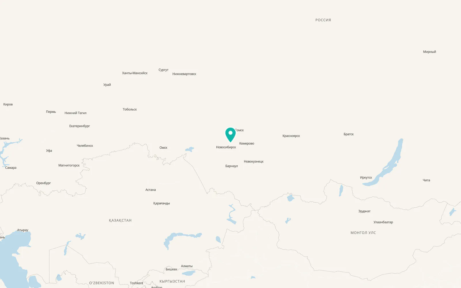 Map of Moshkovo