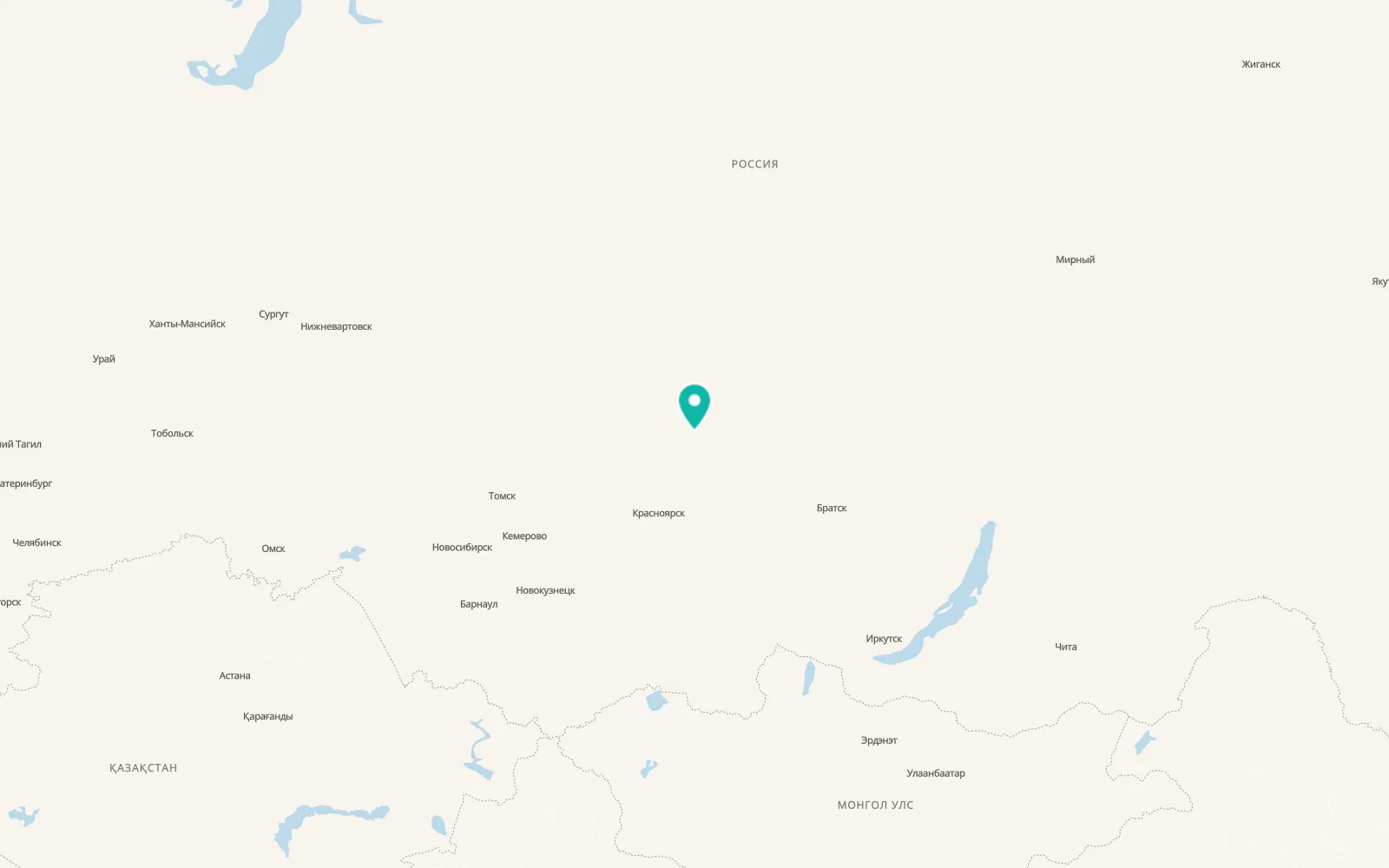 Map of Motygino
